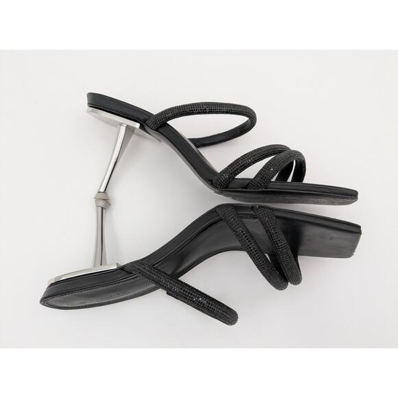 Cult Gaia Anya Embellished Iron-Heel Sandals Women's Square Toe Size US8.5 EU39 - Picture 6 of 16